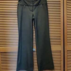 Express Editor Pinstriped Zip Detail Trousers, 00S